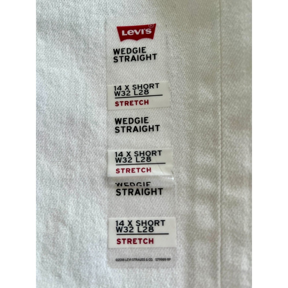 NEW! WEDGIE STRAIGHT FIT WOMEN'S JEANS 14 X Short W32 L28 - Picture 5 of 5